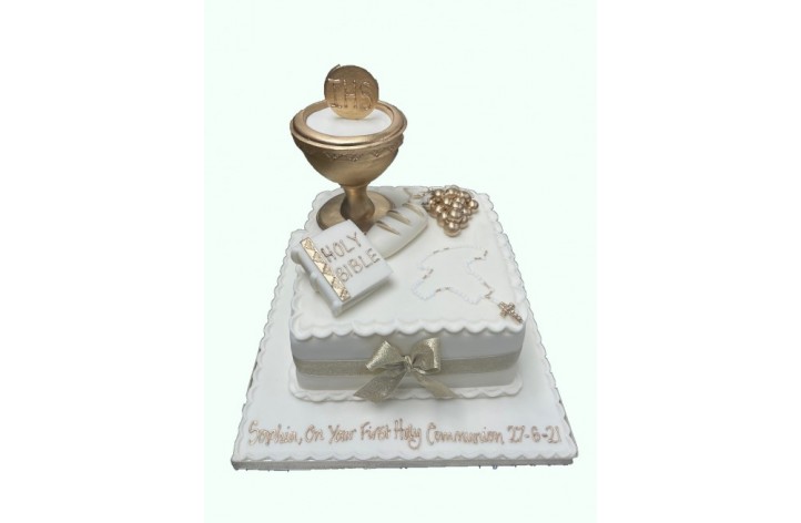 First Holy Communion Detailed Cake